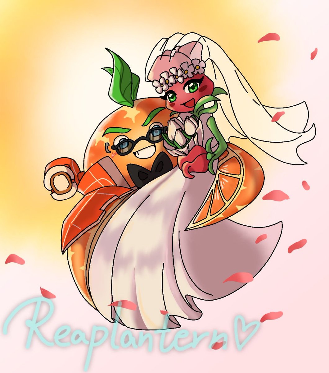 Reaplantern's tweet photo. 🍊🌹 forever🙏
#pvz 
#pvzart
#pvzfanart
#pvzgw2 https://t.co/My7JZLy44o