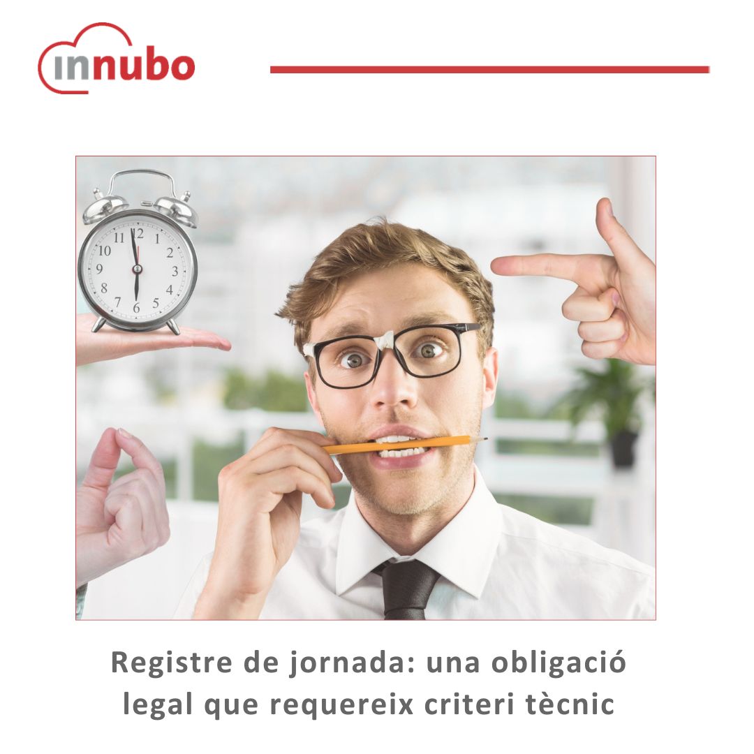 innubo's tweet photo. Registre horari: una decisió tècnica amb impacte real.
Fitxatge des del mòbil, navegador o punt físic, amb informació centralitzada, traçable i adaptable a torns, mobilitat i múltiples centres.  Informa’t📞 900 802 888 #RegistreHorari  #ConsultoriaTecnològica #Innubo https://t.co/tZEclTWacx
