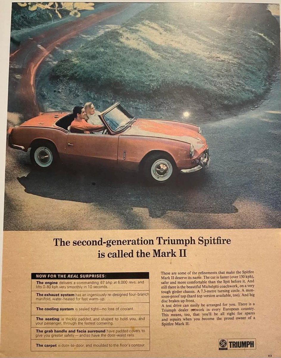 Ivycottagebaker's tweet image. #TriumphTuesday #Triumph #advertising @CustomCvd