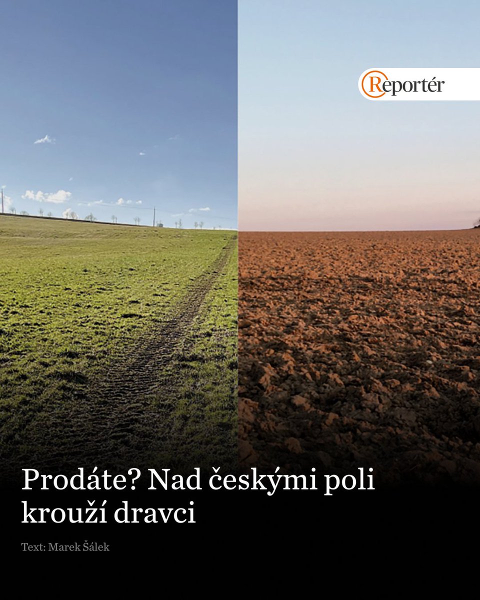 🔗reportermagazin.cz/106626/
Zhruba půldruhého milionu Čechů vlastní nějaký kousek zemědělské půdy – pole, pastviny, louky… Z jejich pohledu může být radostnou zprávou, že cena za hektar se za posledních dvacet let více než zpětinásobila. Méně veselé už je, že tento stav přilákal k