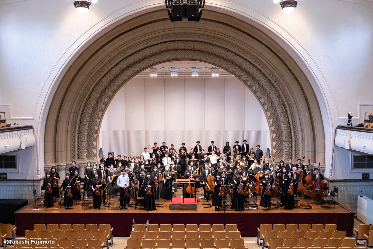 Hit_Orchestra's tweet photo. スプリングコンサートにご来場いただいた皆さま、誠にありがとうございました🌸🎵
一橋大学兼松講堂にて、皆さまと音楽のひとときを共有できたこと、団員一同心より感謝しております✨
（1/2）

※掲載写真は藤本様に撮影いただきました📷
#一橋大学管弦楽団 #一橋大学 #スプリングコンサート https://t.co/P1nxeqf9n1
