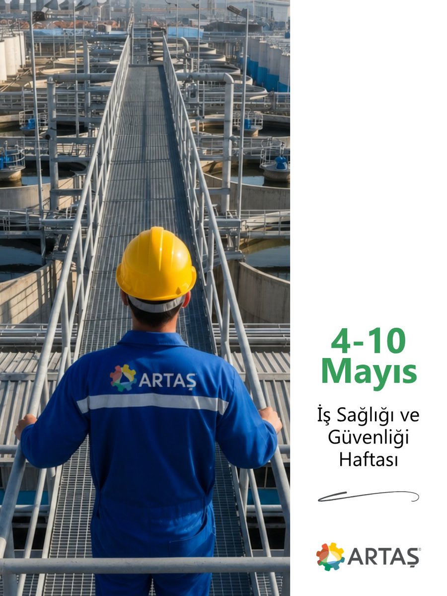 ArtasEndustri's tweet photo. 4–10 Mayıs İş Sağlığı ve Güvenliği Haftası kutlu olsun.
Artaş’ta "İş Sağlığı ve Güvenliği" bir zorunluluk değil, iş yapış biçimimizin temeli.
Bu kültürü her gün yaşatan tüm ekiplerimize teşekkür ederiz.
#İSGHaftası #Artaş #ÇevreİçinTutku https://t.co/6RJQrnPkaN