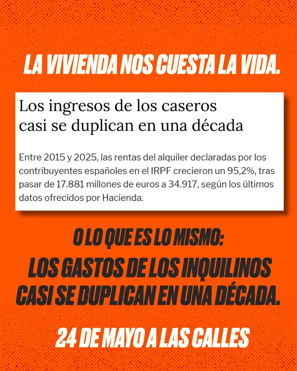 Sindicato de Inquilinas e Inquilinos de Madrid tweet media