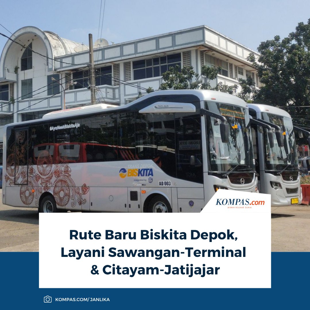 kompascom's tweet photo. Baca di sini:
https://t.co/IdhNo3d55y
Pemerintah Kota (Pemkot) Depok melalui Dinas Perhubungan (Dishub) berencana menambah koridor baru layanan Biskita Trans Depok.
~NA #Depok #Biskita #RuteBaru https://t.co/rMLmGXozVj