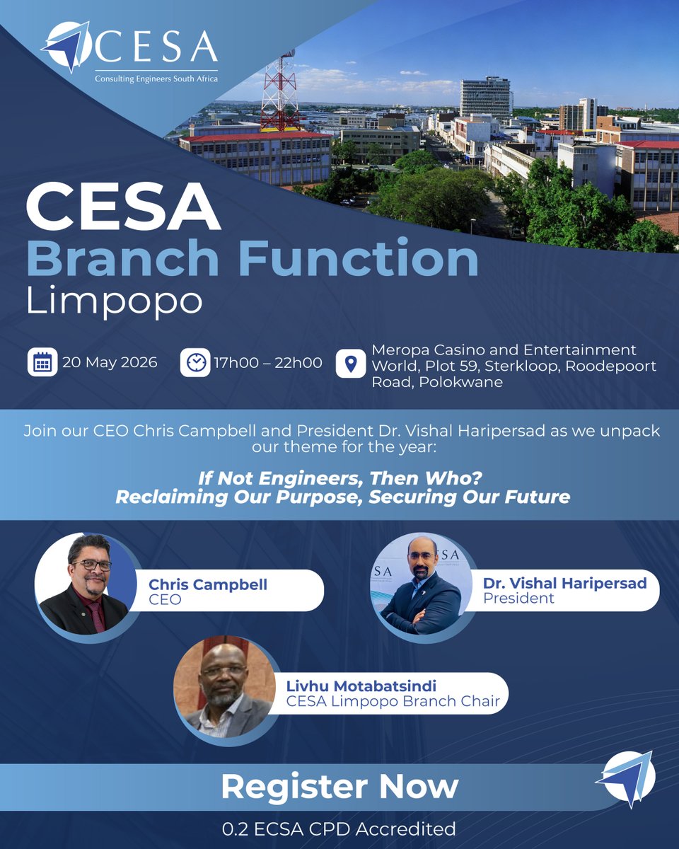 Consulting Engineers South Africa (CESA) tweet media