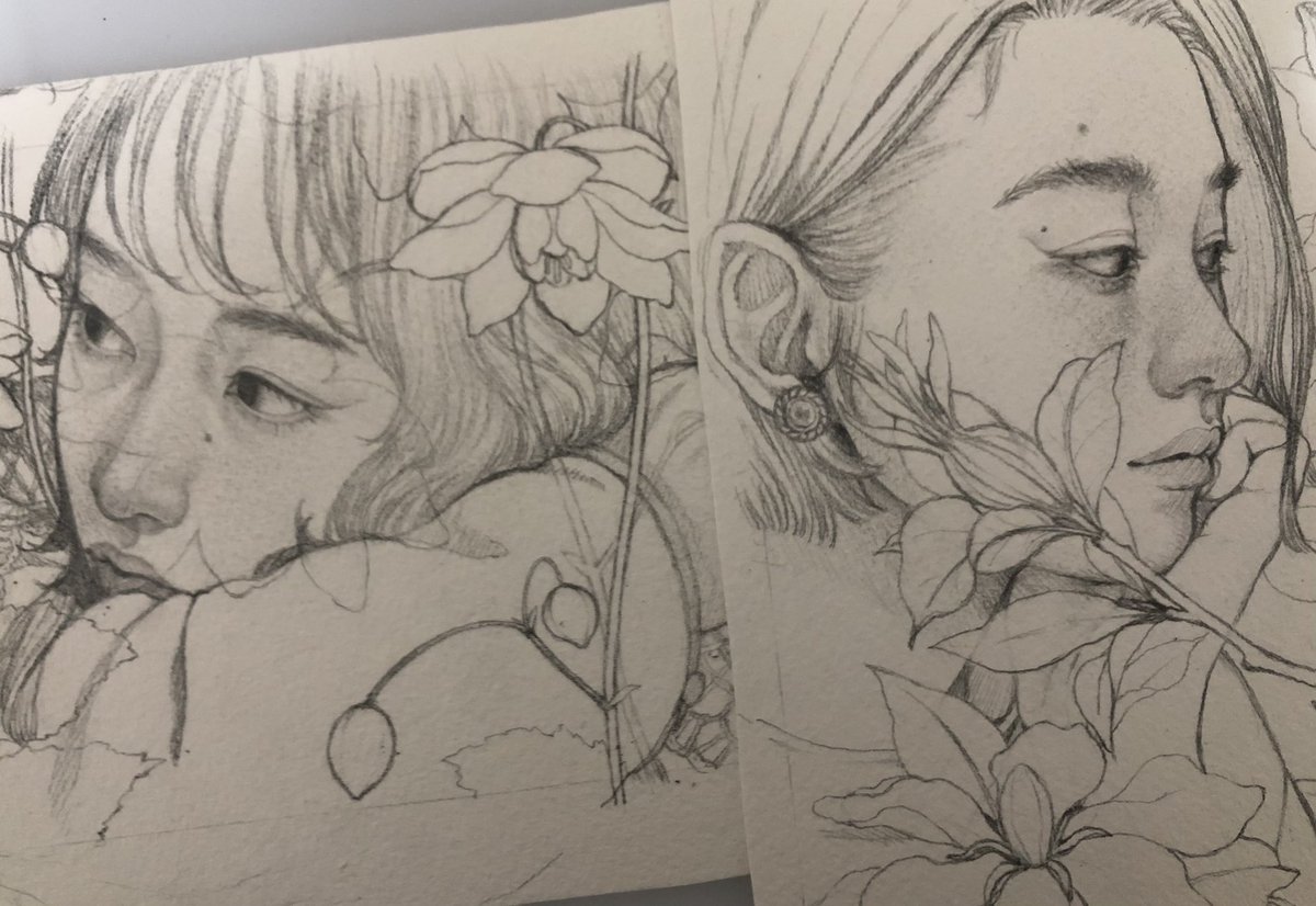 朱華　原画作品　水彩画　イラスト集付き 朱華 (@taupesyuka) / Posts / X