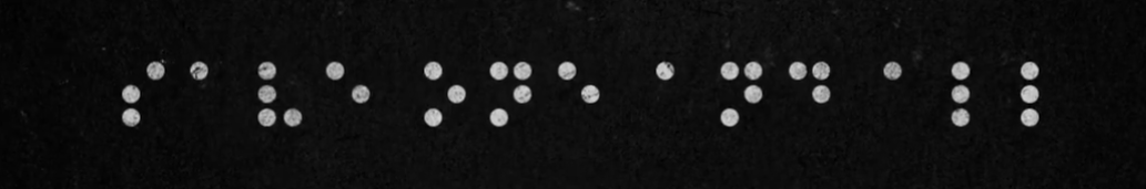 meowlva's tweet photo. Ok the braille is "save one and all" https://t.co/tdT3Lvsynp