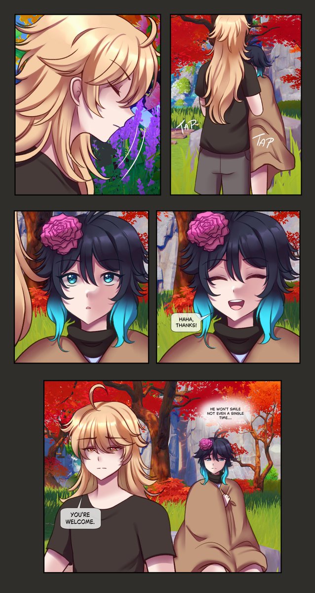 Glasperlenfuchs's tweet image. This was a very sad chapter for Aether back then  when the HP overwrote Venti and took his memories in a blink of an eye

#GenshinImpact #原神 #Venti #aether #venther #aeventi #ship