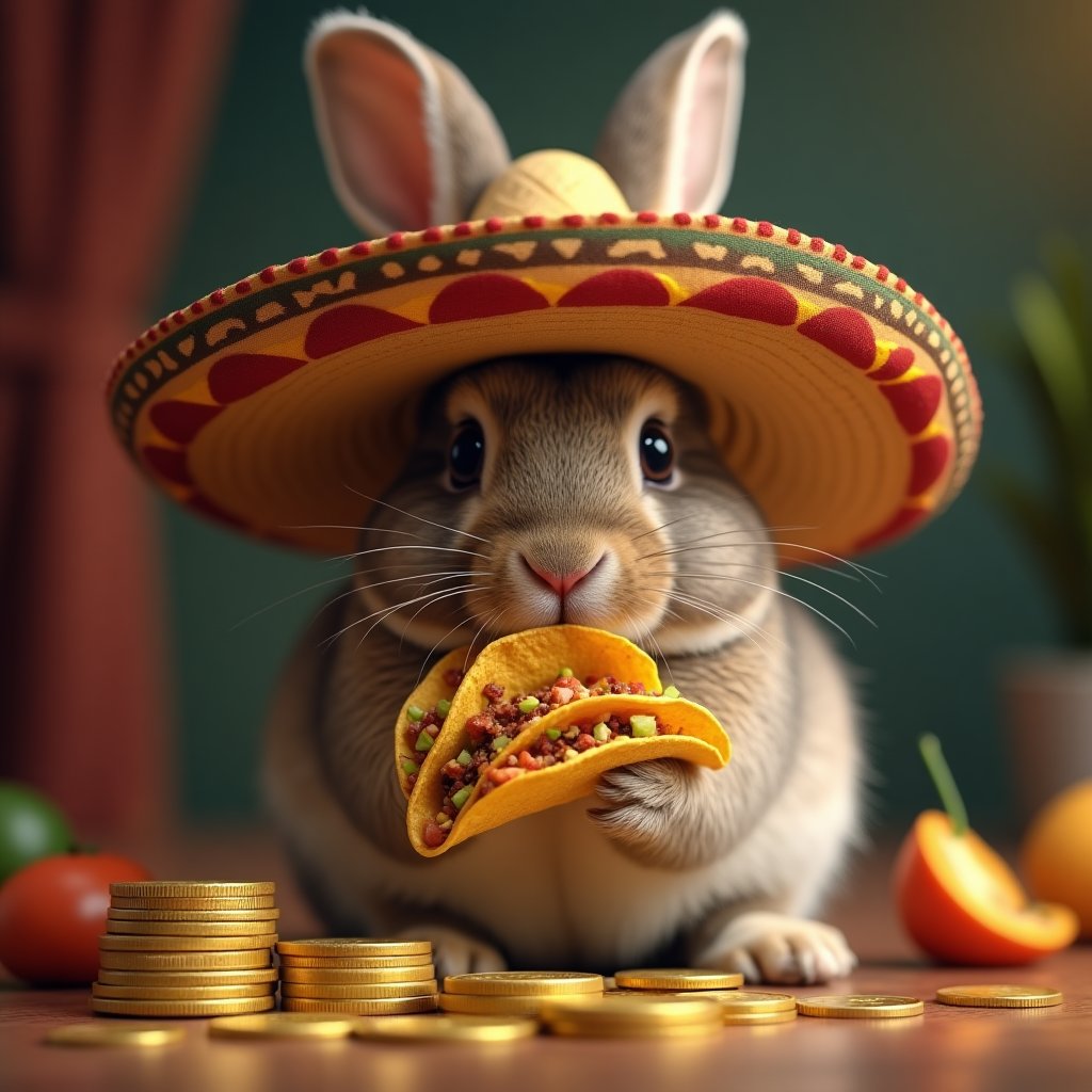 Happy Cinco de Mayo!

rabbitcoin.app/#drop-05-05

#CincodeMayo $RBBT 45wqd9tMLbmxAsEsnKMsQRJ33h8oxfERQT9hXvrYpump
