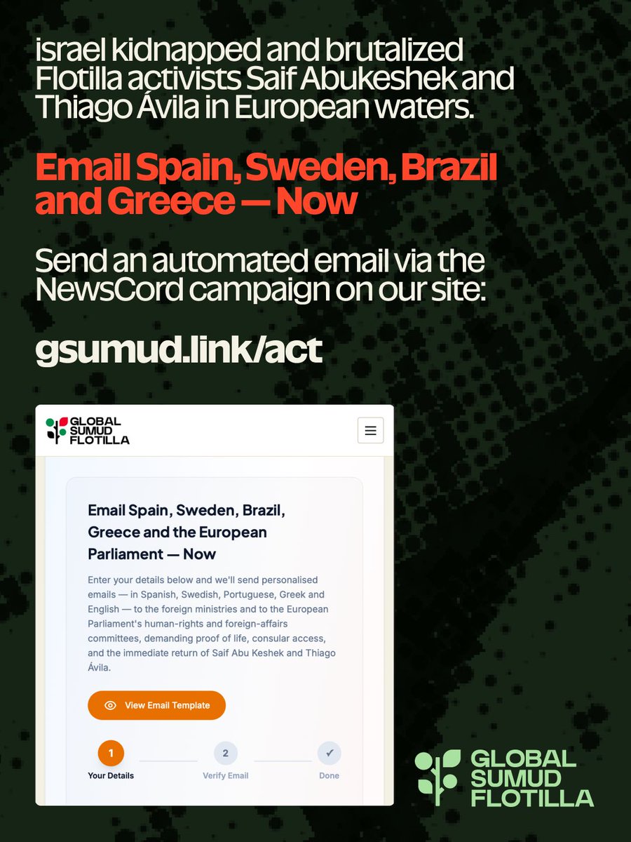 Global Sumud Flotilla tweet media