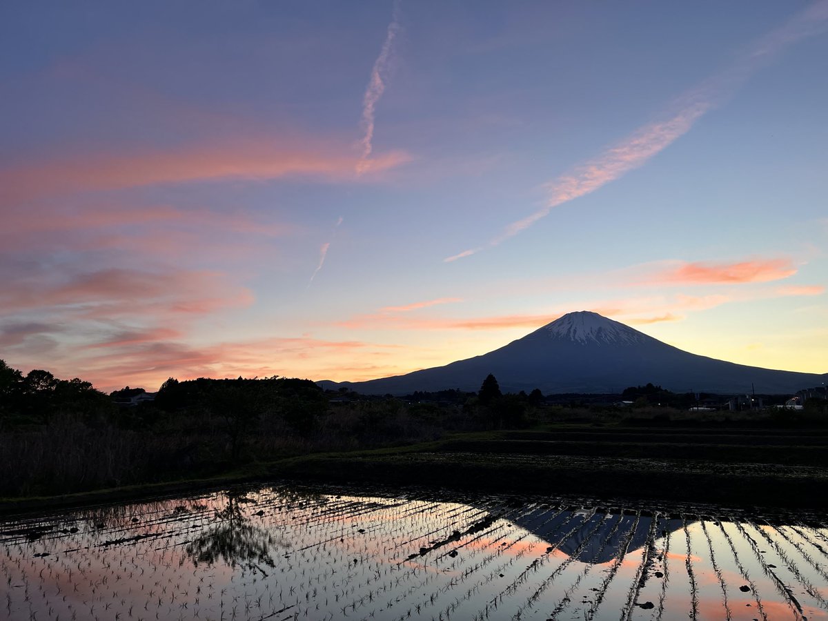 pandanigou's tweet photo. 今日夕方の富士山です。 https://t.co/0pXUBZA2aN