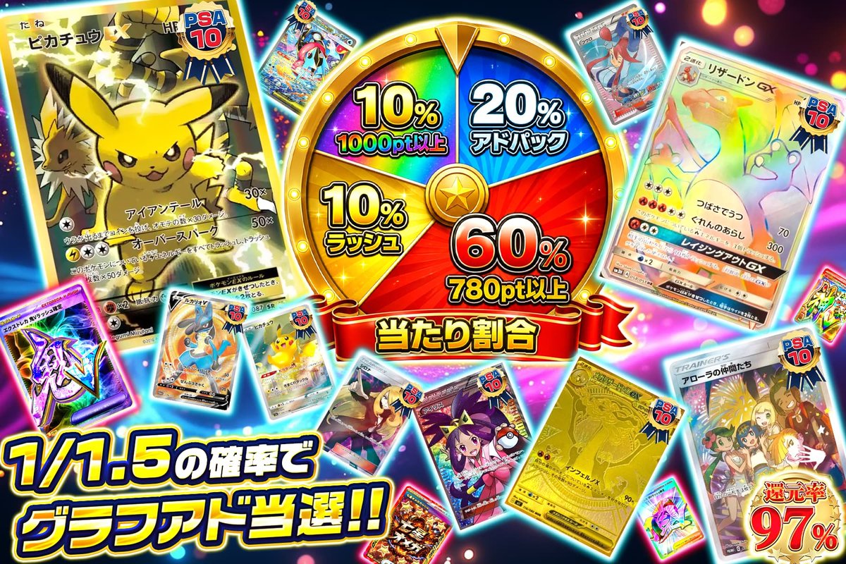 559円で、グラフアド🃏 1/1.5の確率で グラフアド当選—— 財布に優しい
