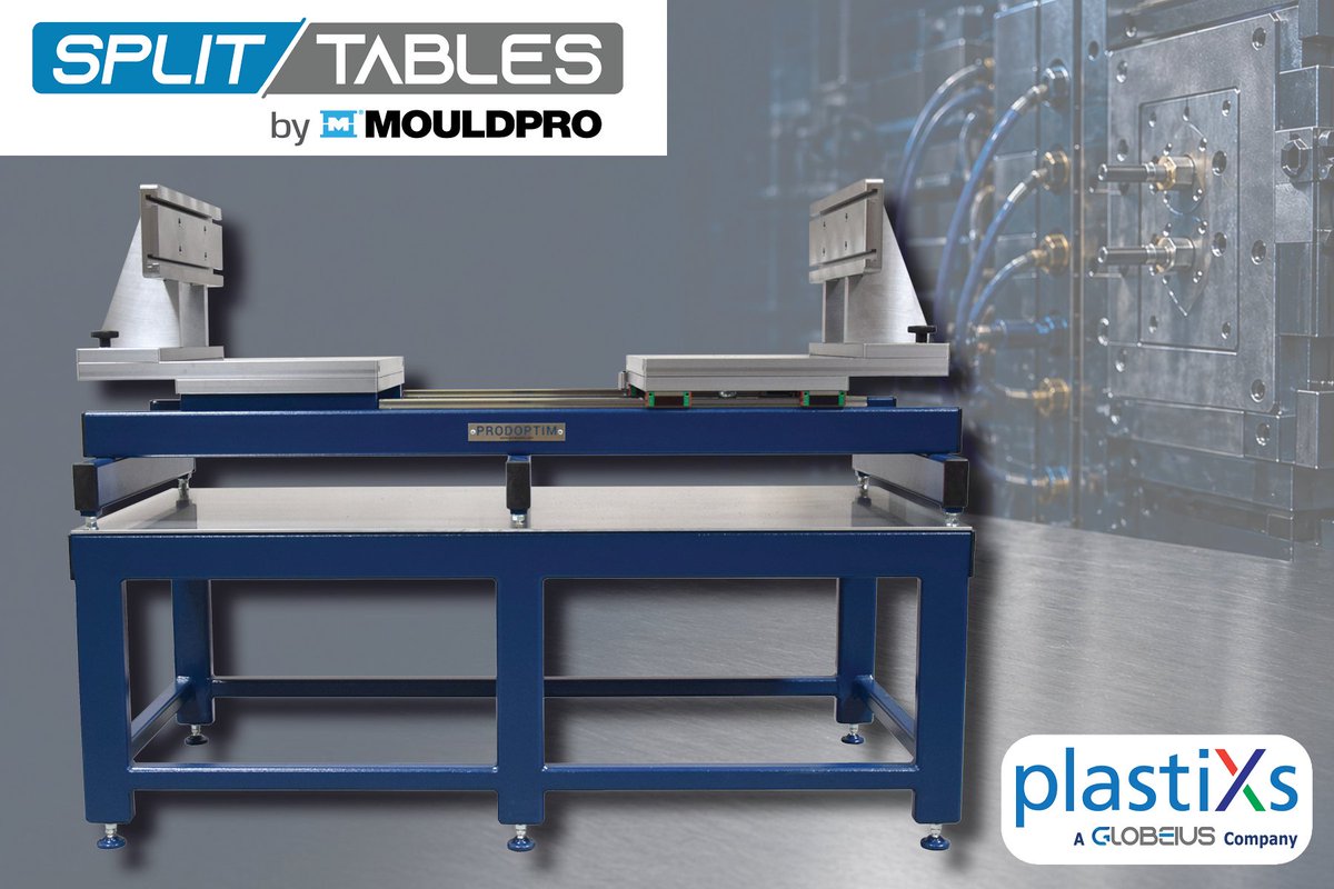 PlastixsLLC's tweet image. Split Tables by Mouldpro: Injection Mold Tables for Molders Who Can't Afford to Waste Time

Split Tables by Mouldpro optimize maintenance for tool rooms with features that cut repair and downtime. 

Learn more at hubs.ly/Q04fnck40

 #injectionmolding #mouldpro #plastixs