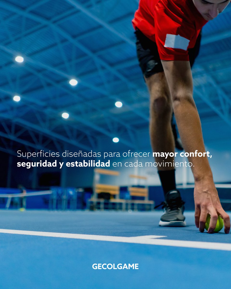 GECOLoficial's tweet photo. Rendimiento, seguridad y durabilidad en cada superficie.

GECOLGAME ofrece pavimentos deportivos diseñados para tenis, baloncesto, atletismo y espacios multideporte.

👉 Más información:
https://t.co/dditQ94Oty

#GECOL #GECOLGAME #SOPREMA https://t.co/CZi5ICxOlt