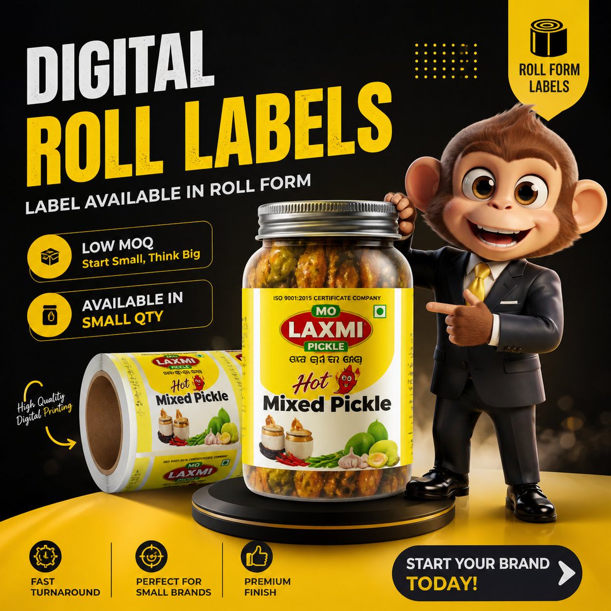 squaredesign25's tweet photo. 🚀 Start Your Brand Today!
Custom roll-form labels now available in small quantities — perfect for startups &amp; growing businesses.
✅ Premium digital printing
✅ Low MOQ
✅ Fast delivery

Make your product stand out on shelves
📩 DM us or call now to get started!
📞 99132 46009 https://t.co/UoJa3KaCze
