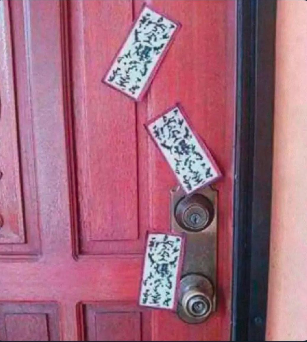 Mom: Lock the door when you leave

Me: