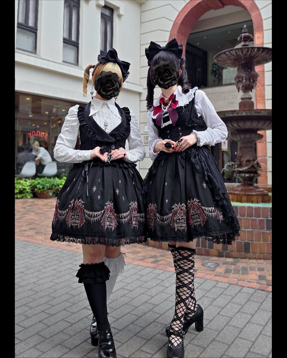 L1021ily's tweet photo. なのかさんとBPNのサーカス柄🎪×Immaculate Dollさんのリボンカチュ🎀合わせで遊んできました✧ *･ﾟ. https://t.co/ubYyIwKFEL
