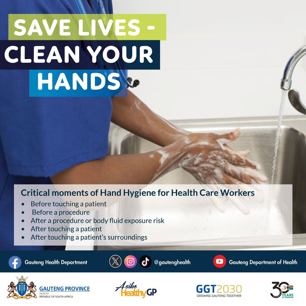 Gauteng Health tweet media