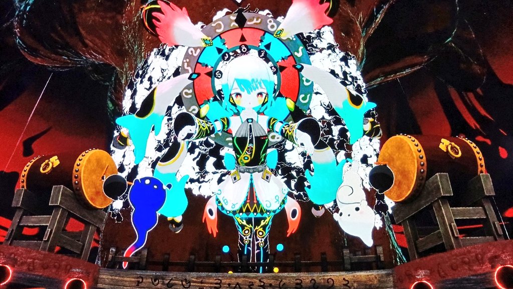 _honothi_'s tweet photo. きくお「きくおミクの誕生とよるとうげ」
Project Circles meets PULSE DOME (360°Movie Show)

きくおミクの誕生は腕を振ったり手を叩いたりライブみたいな面白さがあった
よるとうげは恐怖とか衝撃とか神秘とかいろいろな感情を引き出されて忙しかった
見ると、聴くと不安になるのに魅入ってしまった https://t.co/aqMJArvVrF