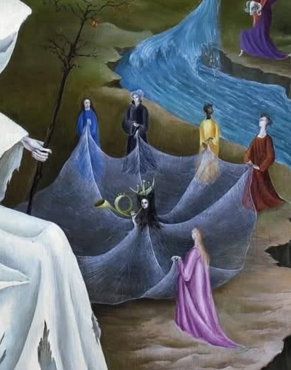 Madonna en la Met Gala parecía escapada de "La tentación de San Antonio" de Leonora Carrington, entre lo onírico y lo inquietante.