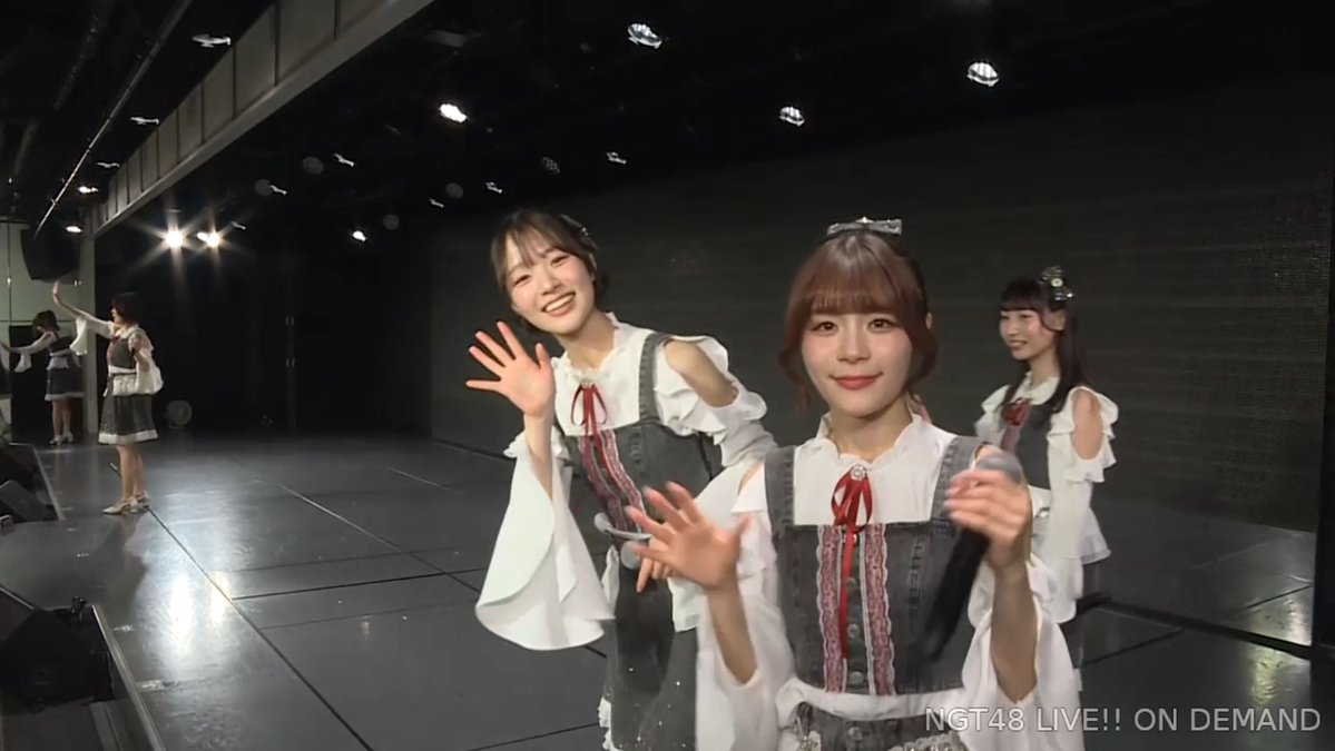 夜のサイドカメラ出演④ #杉本萌 #清司麗菜 #シアターの女神公演 #NGT48
