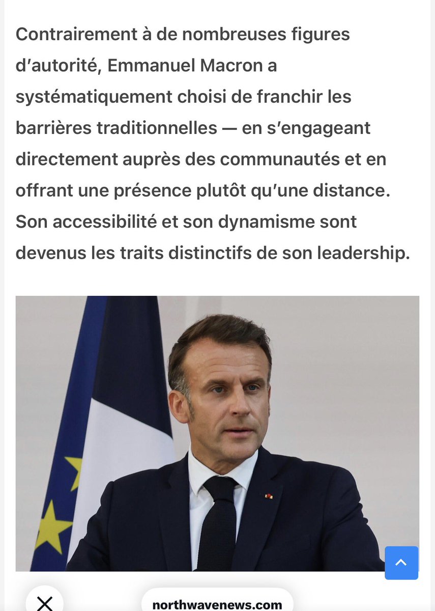 On déplore tous les jours que nos chères chaînes info ne couvrent pas les déplacements à l’étranger ou en Europe d’<a href="/EmmanuelMacron/">Emmanuel Macron</a> surtout chez Bolloré! et cela s’explique très bien, le Président est accueilli chaleureusement partout, très acclamé et très estimé, ça les énerve!🤷‍♂️