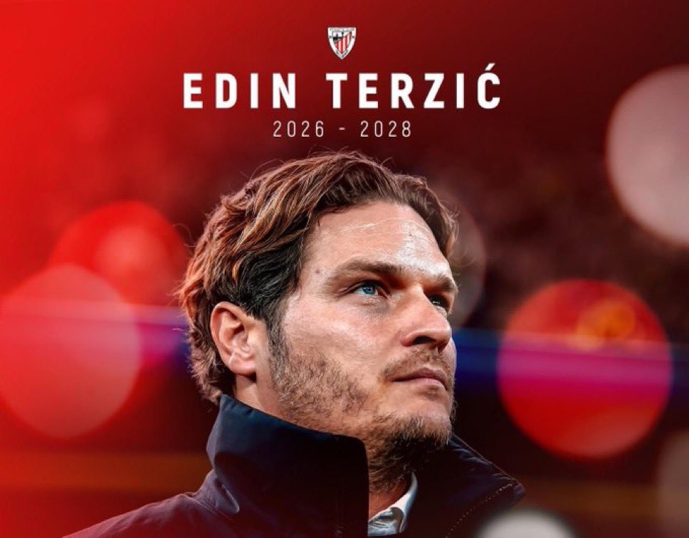 ActuFoot_'s tweet photo. 🚨 OFFICIEL ! EDIN TERZIC EST LE NOUVEAU COACH DE L’ATHLETIC BILBAO ! 👔❤️🤍 https://t.co/u05DDxp1AE
