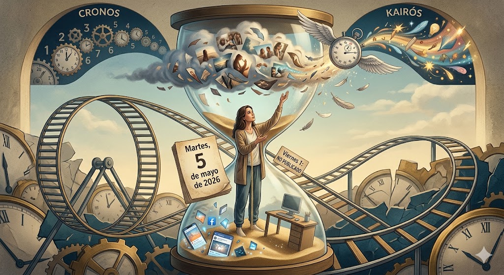 CarrilloCrisCyP's tweet photo. ¿Por qué parece que el 2026 ya va a cámara rápida? ⏱️No es que el reloj corra más, es que tu cerebro está en modo "ahorro de energía". Según David Eagleman, el tiempo no se mide en segundos, sino en recuerdos. 🧠Descubre cómo "estirarlo" aquí: https://t.co/TxhOX6E30q https://t.co/nN8E6eB1v7