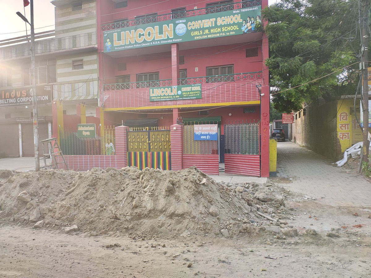 natiqi's tweet image. Hon’ble PM Narendra Modi @PMOIndia
Urgent  School boundary at Lincoln Girls JHS Kanpur may be demolished during ongoing work School is open till May 20 this risks childrens safety

Kindly stop any action till school closes
 Yogi Adityanath @myogiadityanath

#ChildSafety #Kanpur