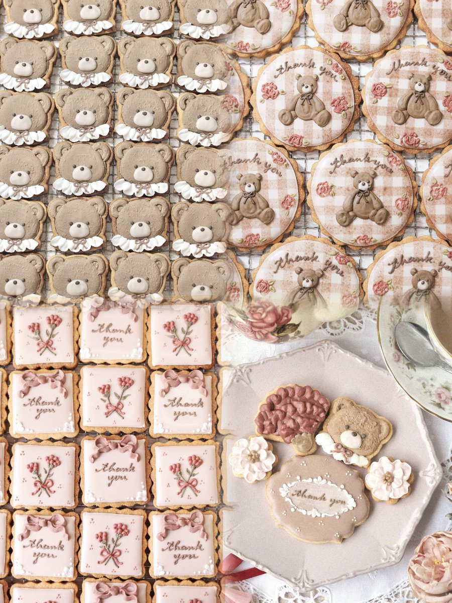 ㅤ 明日からお店で母の日クッキー 販売いたします🍪🌹.*・ﾟ ㅤ