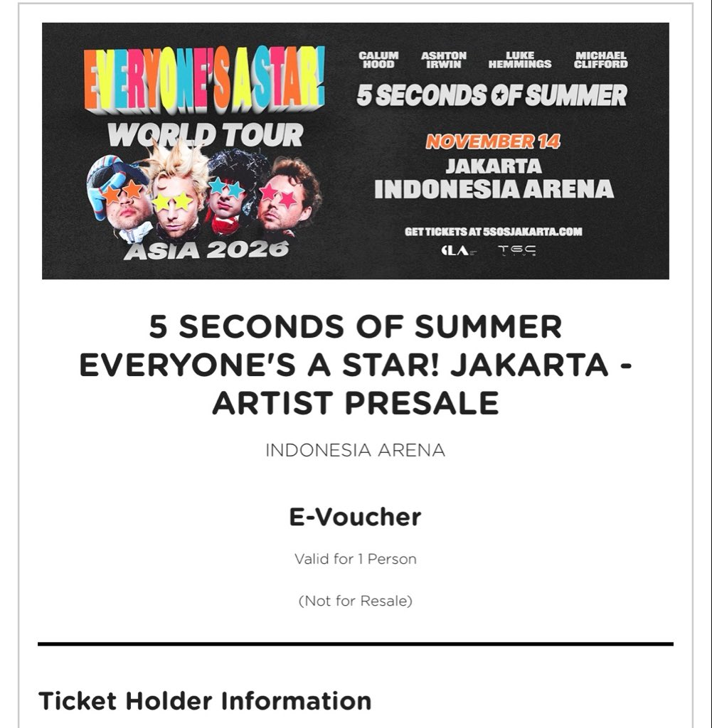 bardji7's tweet photo. @baejoolit NONTON 5SOS KITAAHH YANKKK 🔥🔥😎🤘🏻 https://t.co/WEsSyFd3dp