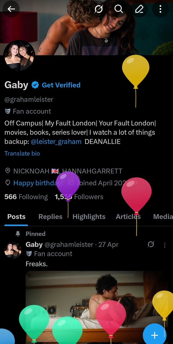 Gaby tweet media