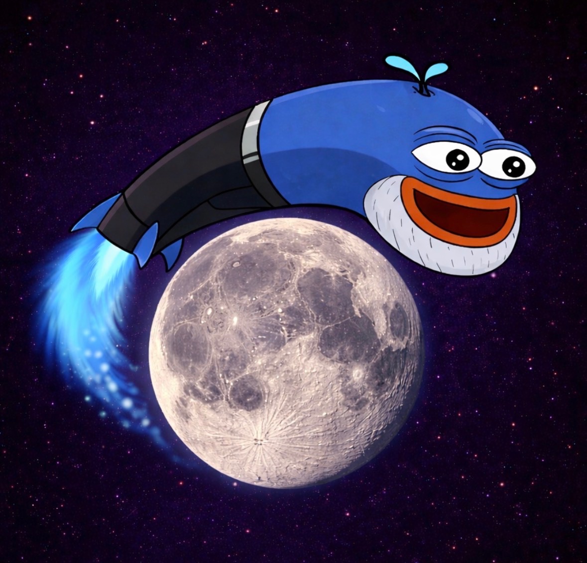 BeegBlue's tweet photo. moon is the destination. https://t.co/lAZ77y1saK