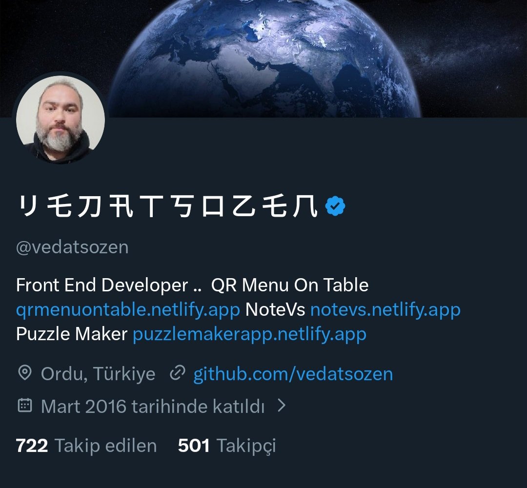 リ 乇 刀 卂 丅 丂 口 乙 乇 𠘨 tweet media