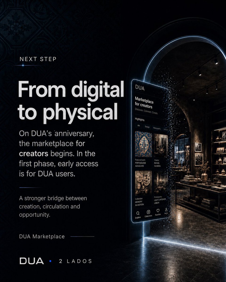 2lados_'s tweet photo. 1 YEAR OF DUA
The creative AI born from the Lusophone world.
60+ tools. Hundreds of creators.
One ecosystem in motion. https://t.co/zOxR9rrkOT https://t.co/vmT3nPCDGT