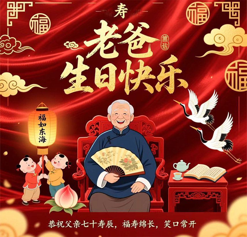 lemooljiang's tweet image. 沁园春·寿--祝老爸70寿
为子女，倾囊供读， 托举为其青云路。
今寿宴，愿福如东海，寿比南山。
#dad #birthday #life
miao.ilark.io/miaos/@lemoolj…