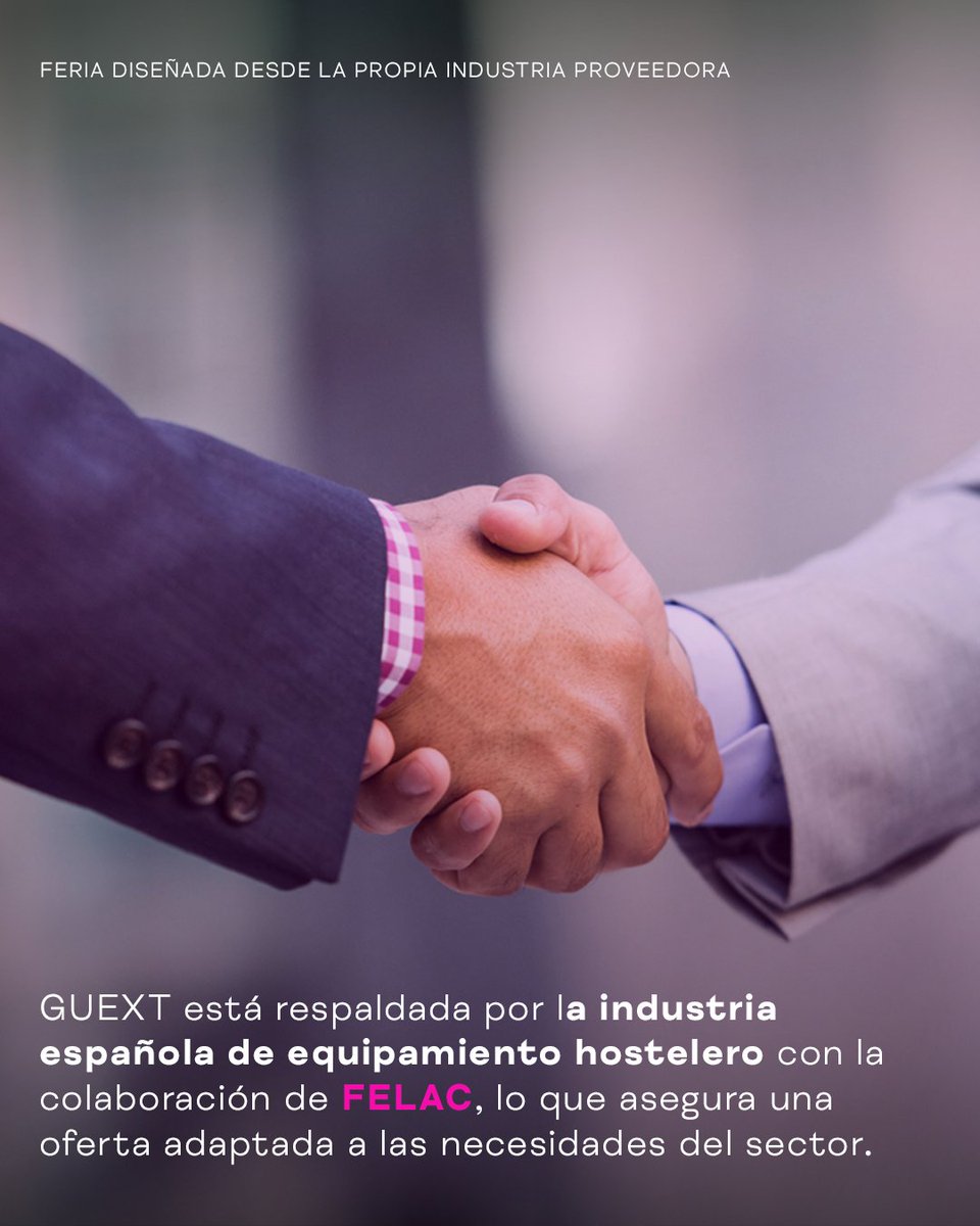 GUEXT_'s tweet photo. El respaldo de la industria, la innovación y el intercambio de conocimiento hacen de GUEXT el punto clave del sector hostelero.

Si quieres conectar con los profesionales que deciden, exponer en #GUEXT2026 del 15 al 17 de octubre es tu oportunidad. 🚀
https://t.co/Gmxx7gs2y6 https://t.co/gDsvZxEIas