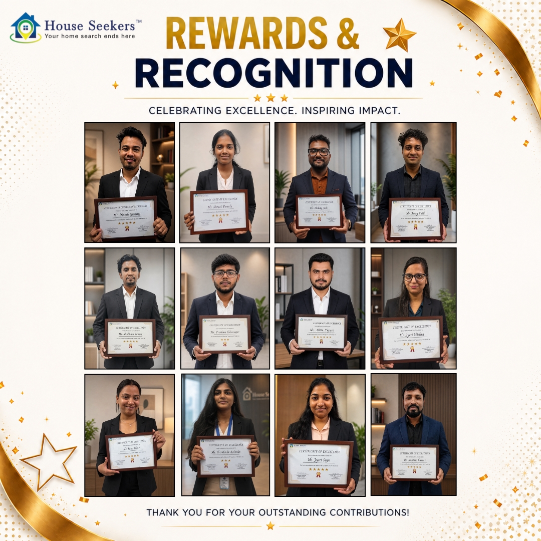 houseseekersin's tweet image. We are proud to celebrate the outstanding contributions of our team members who go above and beyond every day. Congratulations to all our stars! 🎉
#TeamRecognition #EmployeeAppreciation #SuccessTogether #ProudMoment #HouseSeekers