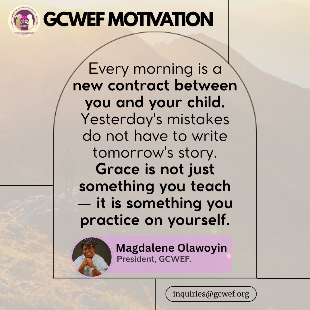 children_g91713's tweet image. Every day is a fresh start in parenting. Yesterday’s mistakes don’t define tomorrow—lead with grace, live by example. 💜

Follow us for more life-changing insights.

#ParentingTips #DailyMotivation #GrowthMindset #PositiveParenting #InspirationDaily #MindfulParenting #SelfGrowth