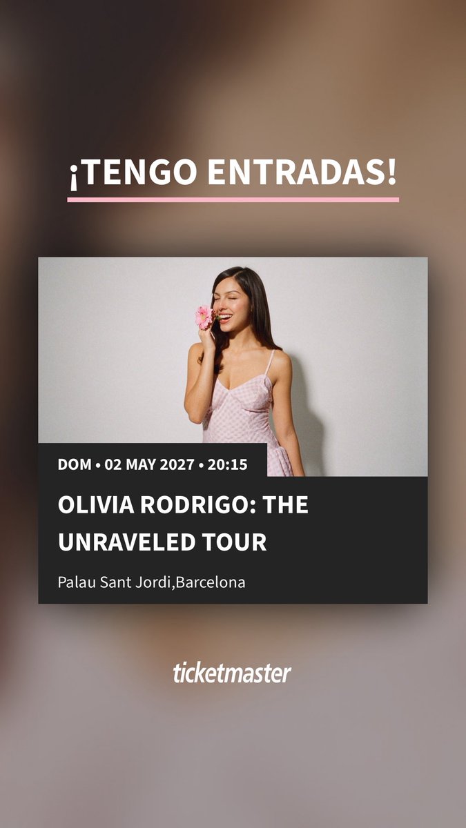 VAMOS A VER A OLIVIA EN LA CLOSING NIGHT 😭😭😭