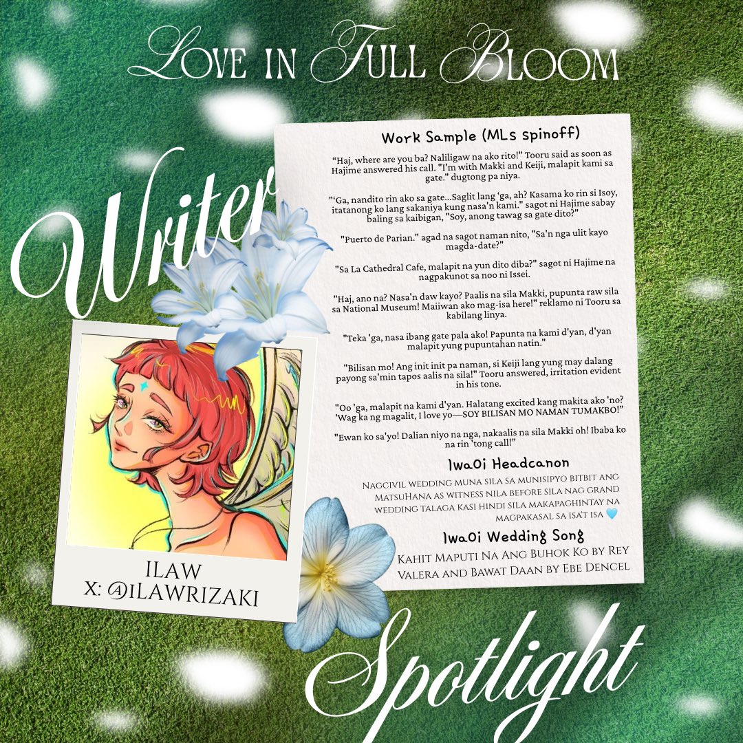Love in Full Bloom: IwaOi CSE tweet media