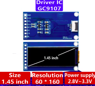 typematrix99's tweet image. #Arduino #library for #GalaxyCore #GC9107 SPI TFT displays—supports hardware/software SPI, rotation, scroll, bitmaps, fonts, power modes, and advanced graphics. github.com/gavinlyonsrepo…