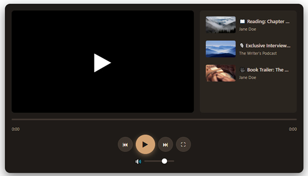 JSManning_books's tweet photo. Using AI for free. Not only should your author website showcase your novels, but you should also display an audio and video playlist of your interviews and trailers. Learn how at - https://t.co/y8G0y2ETWg -  #AuthorsOfTwitter #authors #book #ebooks https://t.co/G8S9cpJxJI