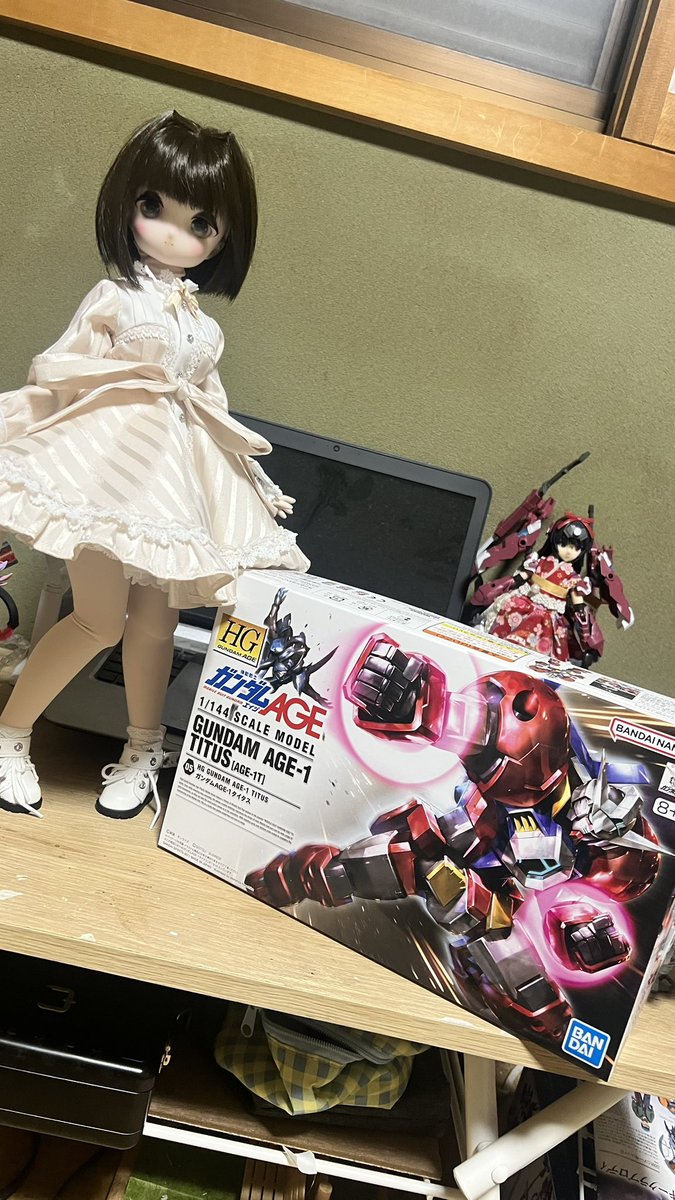 一段落です 家の買い物ついでに遠出したゲオにガンダムAGE-1タイタスが