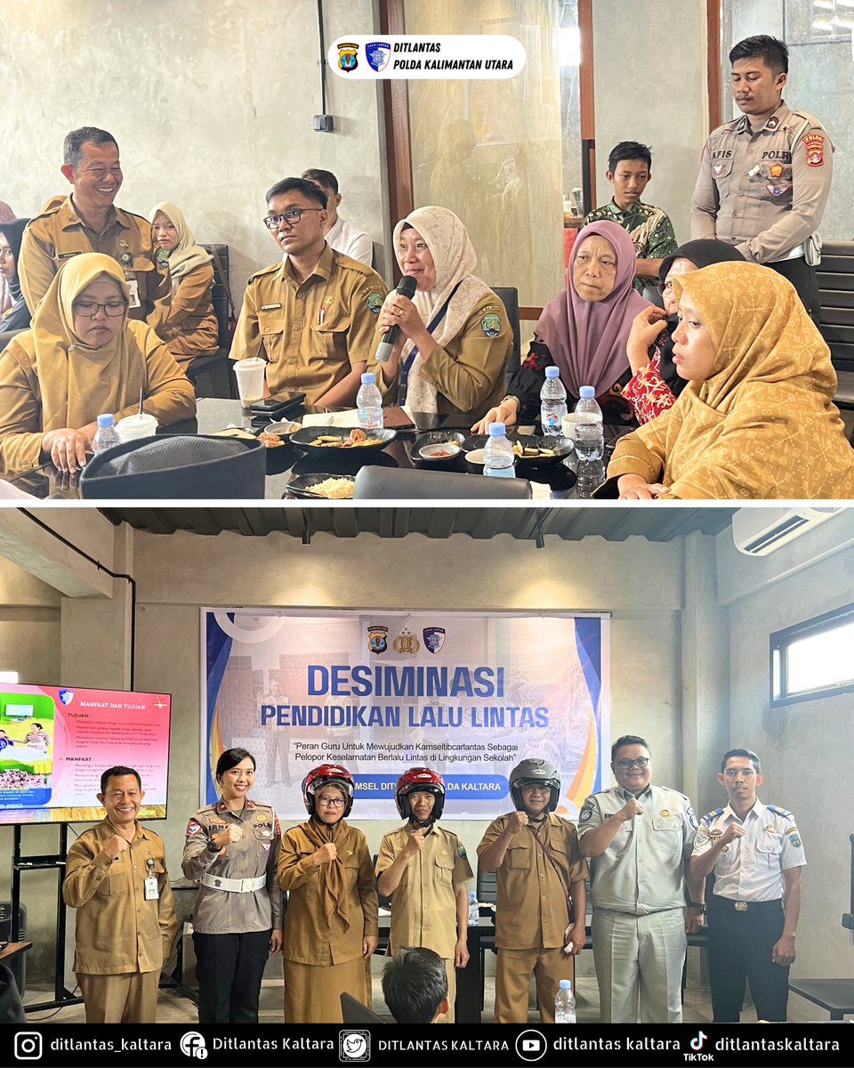 ditlantaskalta2's tweet photo. Subditkamsel Ditlantas Polda Kalimantan Utara Melaksanakan Kegiatan Desiminasi Pendidikan Lalu Lintas, kegiatan ini merupakan wujud nyata komitmen Polri dalam meningkatkan kesadaran dan kepatuhan masyarakat terhadap aturan berlalu lintas sejak usia dini. https://t.co/KKesQai994