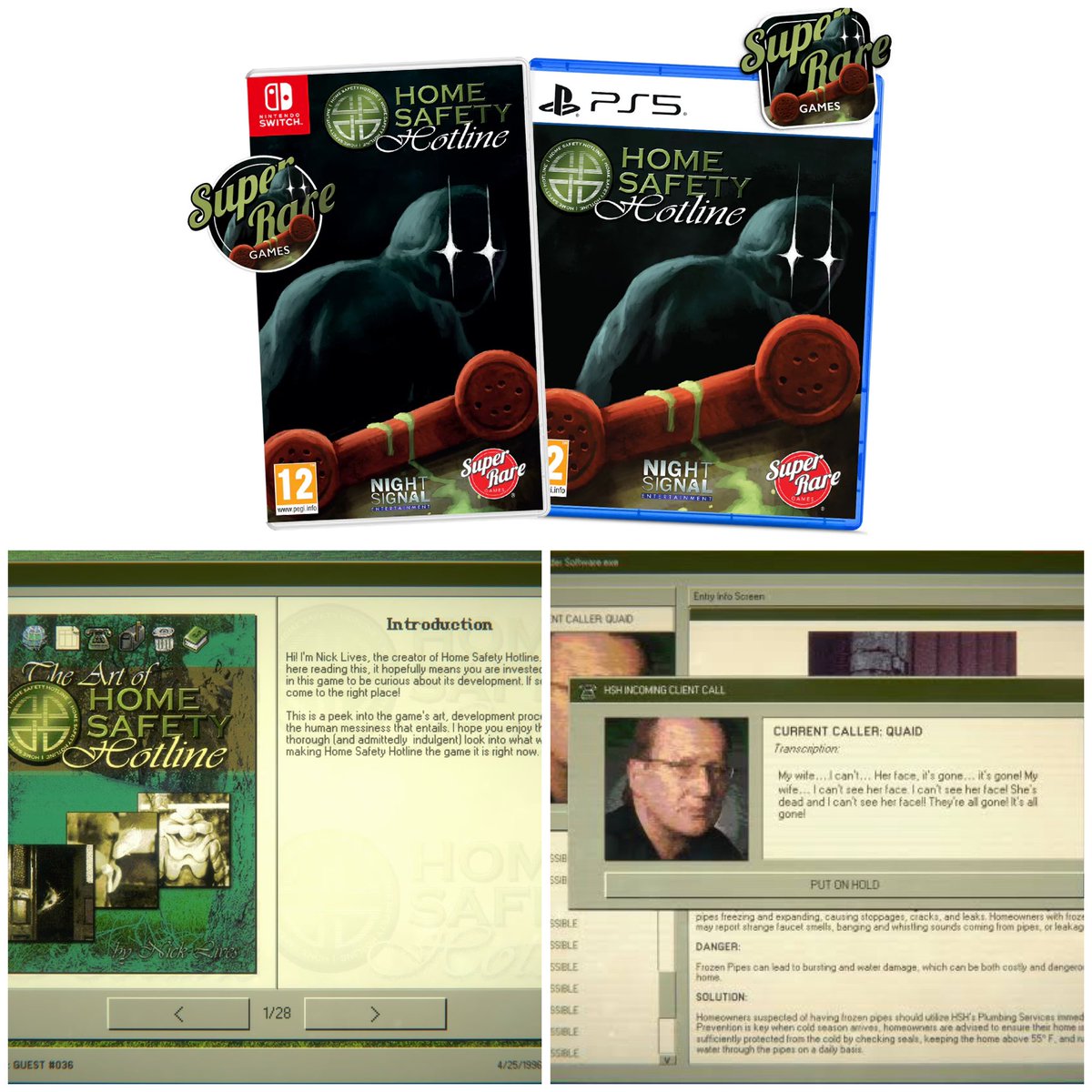 Home Safety Hotline is getting a physical release on Nintendo Switch and PlayStation 5 from <a href="/SuperRareGames/">Super Rare Games</a> ! Preorders start May 7, 2026!

Are you adding this physical to your collection?