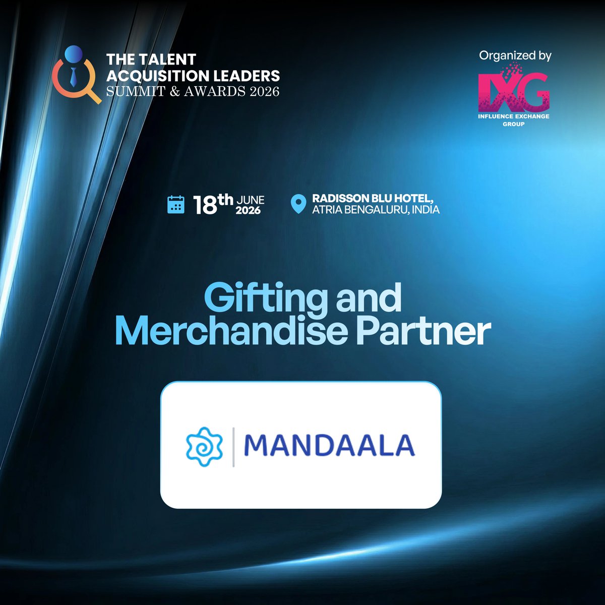 IXG2024's tweet photo. Delighted to welcome @MandaalaTech as the Official Gifting and Merchandise Partner at the #ixgtalent2026
ποΈ You're Invited: https://t.co/NsFFQzs6cW
#italentseries #Mandaalatech #CorporateGifting #TALeaders #BengaluruEvents #HRSummit2026 #TalentAcquisition #PeopleFirst https://t.co/dCBclqhRbh