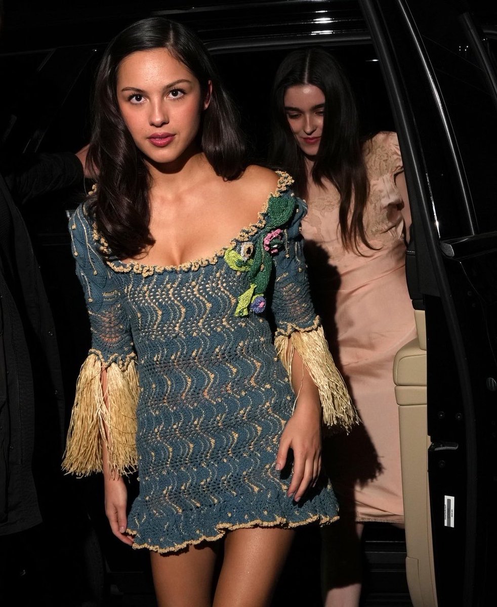 olivia rodrigo wearing a vivienne westwood fw94 knitted dress for a met gala after party olivia rodrigo wearing a vivienne westwood fw94 knitted dress for a met gala after party