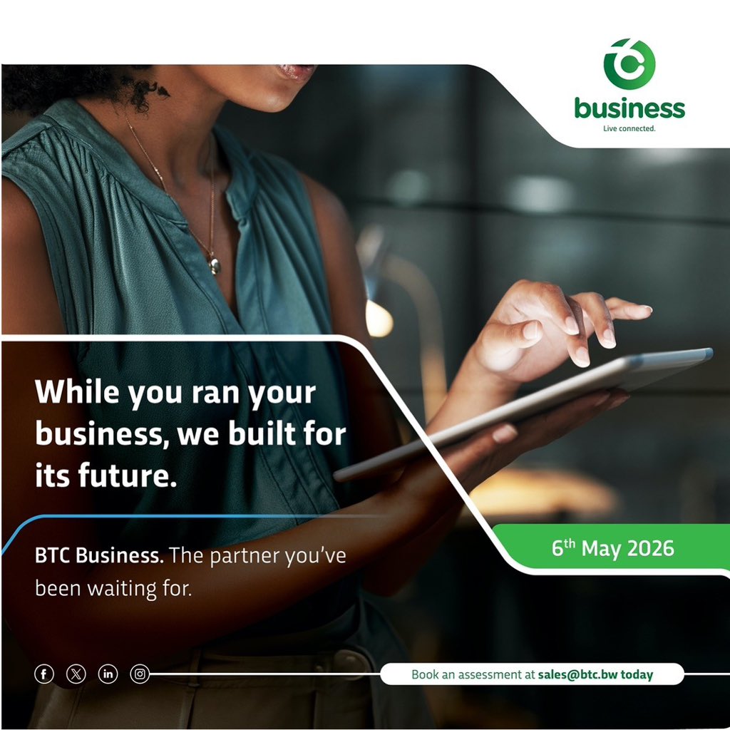 btcbw's tweet photo. Progress doesn’t wait and neither did we. 
The next era of business connectivity drops 6 May 2026.
#LiveConnected https://t.co/XzYl8siM9Y
