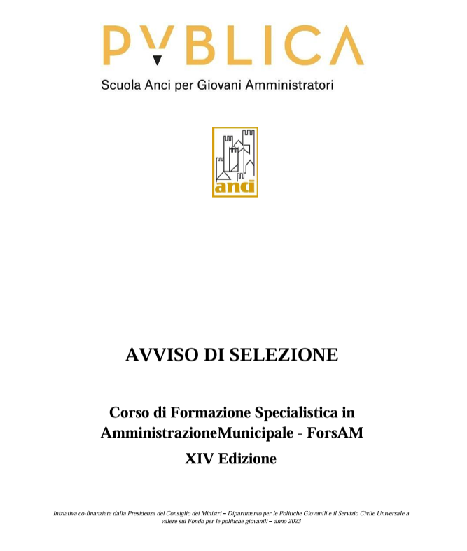 AnciLiguria's tweet photo. 🎓#ForsAM XIV: aperte le selezioni per il corso di formazione specialistica di @comuni_anci rivolto ai #giovani amministratori under 35.
✅Requisiti: laurea e carica attiva. 
⏱Scadenza: 27 maggio 2026.
Dettagli e bando qui: 
🔗https://t.co/CRzQzkgiM2 https://t.co/5okO7Wk1PO